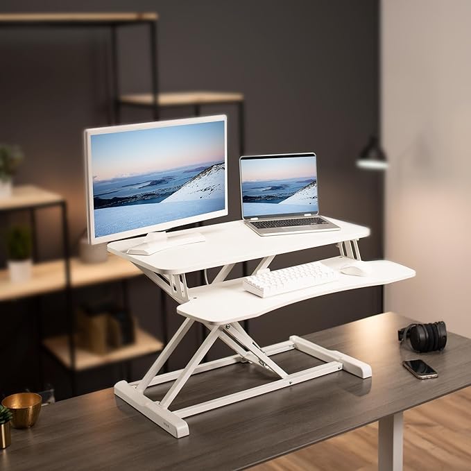 Desk enhancer, change height of office desk